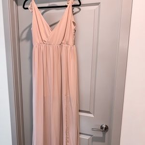 Pink bridesmaid dress